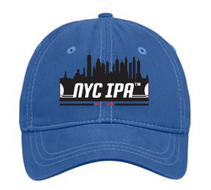 Bright Blue Hat with embroidered original NYC IPA® brand logo - SOLD OUT